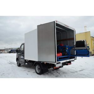 АВД Посейдон 150 бар, 91 л/мин с установкой в автомобиль ГАЗель NEXT с изотермическим фургоном