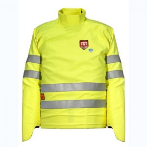 Защитная куртка TST с встроенной защитой рук. Огнезащитная повышенной видимости. Уровень защиты 20/30