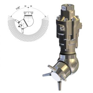 Вращающаяся головка для мойки емкостей с гидравлическим приводом A80RF